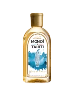Véritable Monoï de Tahiti à 98 %, 125ml, parfum Fleur de Tiaré. Hydrate, adoucit et sublime peau et cheveux. Fabriqué en Polynésie pour Bodysphere Cosmétique.
